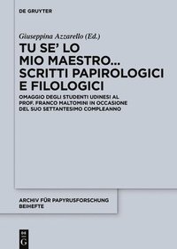 bokomslag Tu se' lo mio maestro... Scritti papirologici e filologici