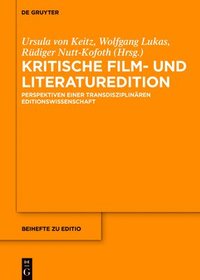 bokomslag Kritische Film- und Literaturedition