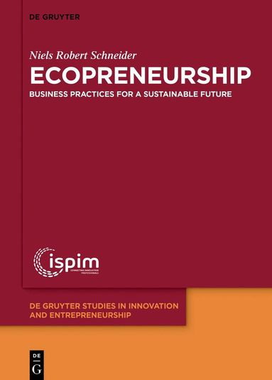 Niels Robert Schneider - Ecopreneurship, Inbunden