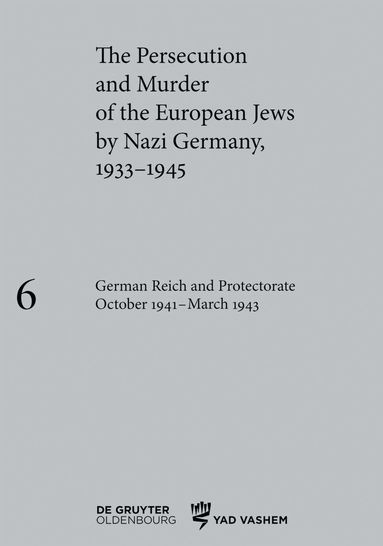 Susanne Heim, Caroline Pearce - German Reich and Protectorate October 1941–March 1943, Inbunden
