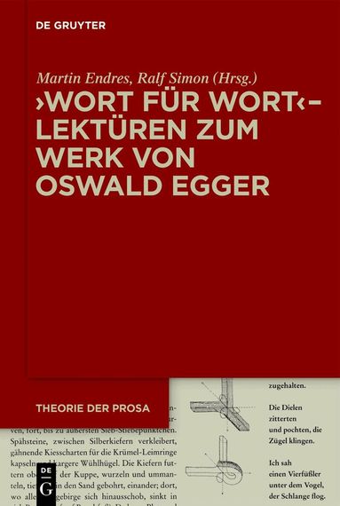 Martin Endres, Ralf Simon - ›Wort für Wort‹ – Lektüren zum Werk von Oswald Egger, Inbunden