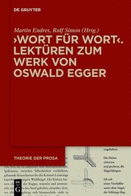Wort fr Wort  Lektren zum Werk von Oswald Egger 1