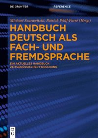 bokomslag Handbuch Deutsch ALS Fach- Und Fremdsprache: Ein Aktuelles Handbuch Zeitgenössischer Forschung