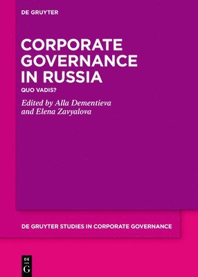 Corporate Governance in Russia 1