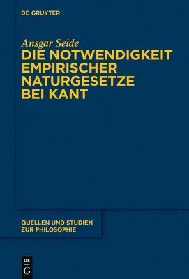 bokomslag Die Notwendigkeit empirischer Naturgesetze bei Kant