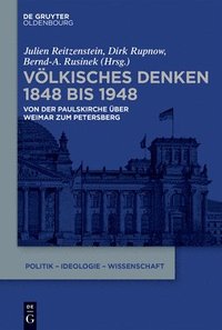 bokomslag Vlkisches Denken 1848 bis 1948