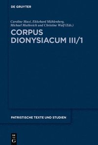 bokomslag Corpus Dionysiacum III/1