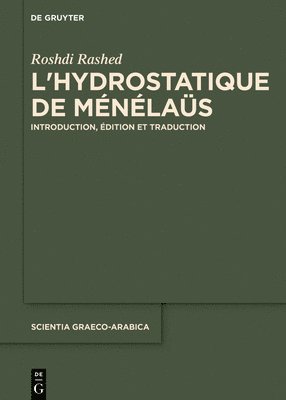 bokomslag Lhydrostatique de Mnlas