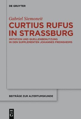 bokomslag Curtius Rufus in Straßburg