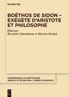 Bothos de Sidon  Exgte dAristote et philosophe 1