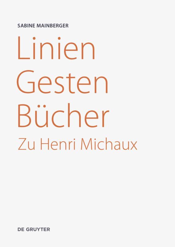 Linien – Gesten – Bücher