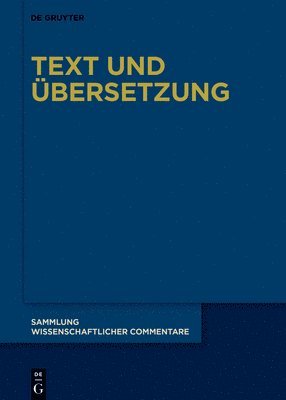 bokomslag Text und bersetzung