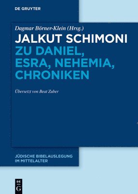 bokomslag Jalkut Schimoni zu Daniel, Esra, Nehemia, Chroniken