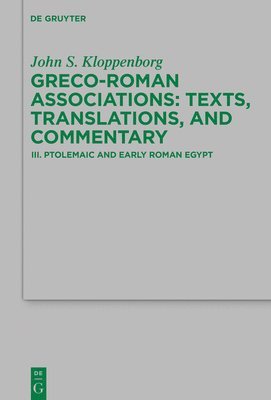 Ptolemaic and Early Roman Egypt 1