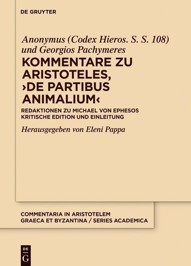 bokomslag Kommentare zu Aristoteles, ?De partibus animalium?