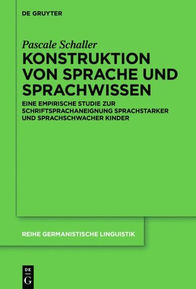 bokomslag Konstruktion von Sprache und Sprachwissen