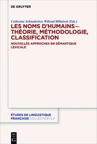 bokomslag Les noms dhumains  thorie, mthodologie, classification