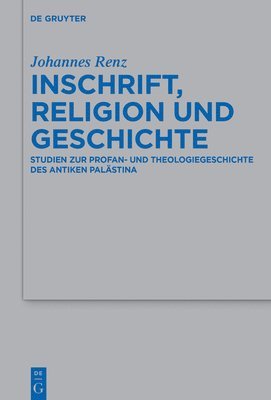 bokomslag Inschrift, Religion und Geschichte