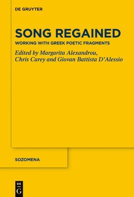 Margarita Alexandrou, Chris Carey, Giovan Battista D´Alessio - Song Regained, Inbunden