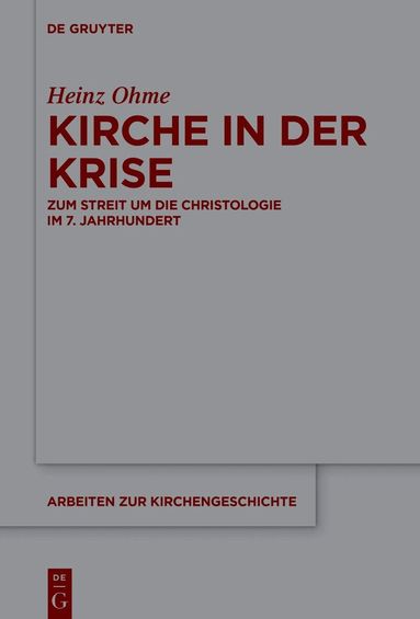 Heinz Ohme - Kirche in der Krise, Inbunden