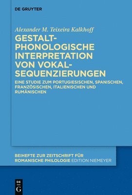 Gestaltphonologische Interpretation von Vokalsequenzierungen 1