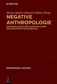 bokomslag Negative Anthropologie