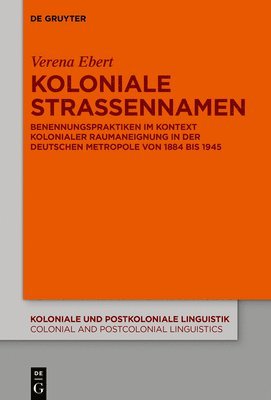 Koloniale Straennamen 1