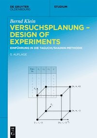 bokomslag Versuchsplanung - Design of Experiments