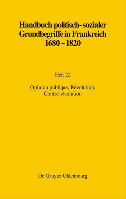 Opinion Publique, Rvolution, Contre-Rvolution 1