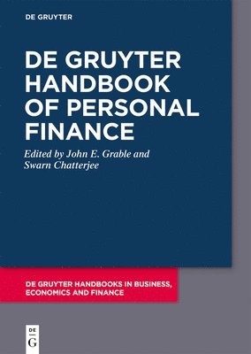 bokomslag De Gruyter Handbook of Personal Finance