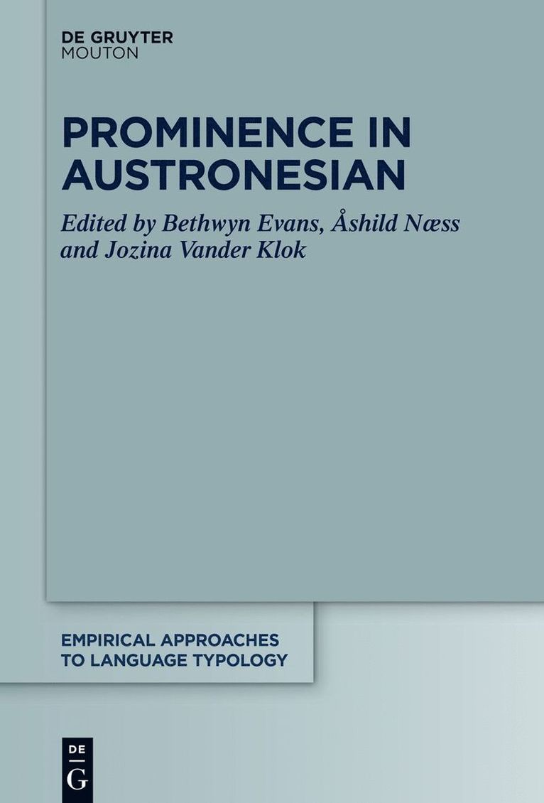 Bethwyn Evans, Åshild Næss, Jozina Vander Klok - Prominence in Austronesian, Inbunden