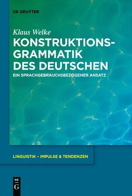 Konstruktionsgrammatik des Deutschen 1