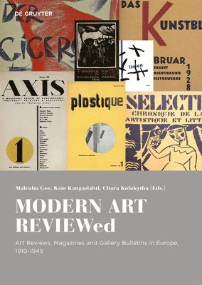 bokomslag MODERN ART REVIEWed