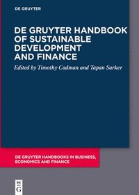bokomslag De Gruyter Handbook of Sustainable Development and Finance