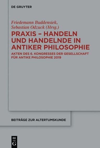 bokomslag Praxis - Handeln und Handelnde in antiker Philosophie