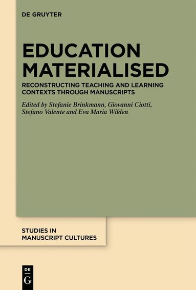 Stefanie Brinkmann, Giovanni Ciotti, Stefano Valente, Eva Maria Wilden - Education Materialised, Inbunden