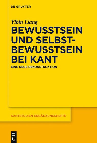 bokomslag Bewusstsein und Selbstbewusstsein bei Kant