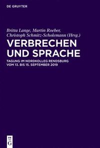 bokomslag Verbrechen und Sprache