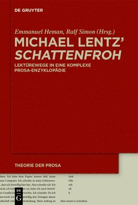 Michael Lentz' Schattenfroh 1