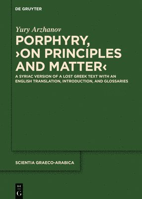 bokomslag Porphyry, ?On Principles and Matter?