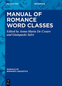 bokomslag Manual of Romance Word Classes