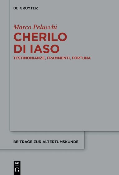 Marco Pelucchi - Cherilo di Iaso, Inbunden