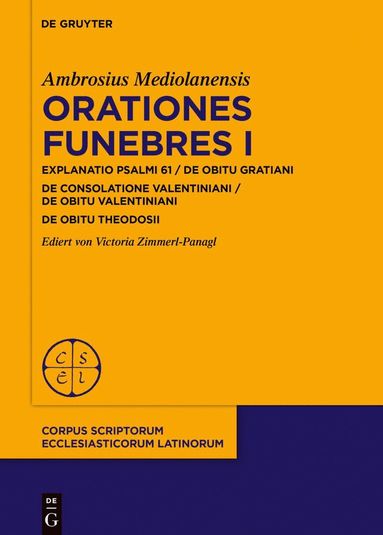 bokomslag Orationes funebres I