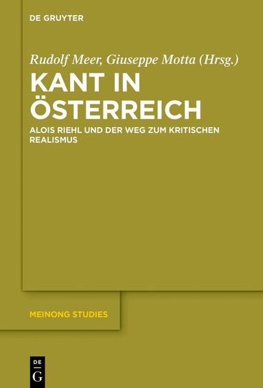 Rudolf Meer, Giuseppe Motta - Kant in Österreich, Inbunden