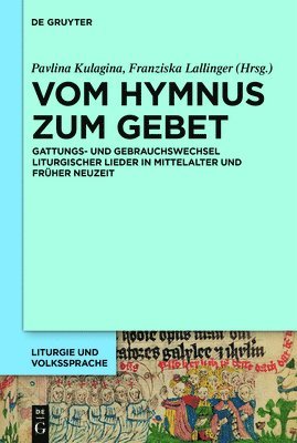 bokomslag Vom Hymnus zum Gebet