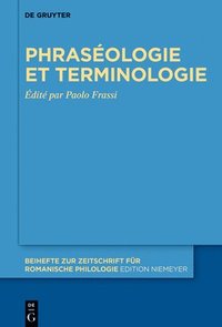 bokomslag Phrasologie et terminologie