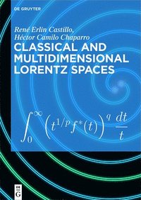 bokomslag Classical and Multidimensional Lorentz Spaces