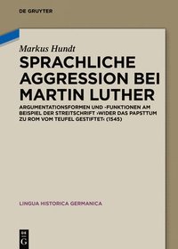 bokomslag Sprachliche Aggression bei Martin Luther