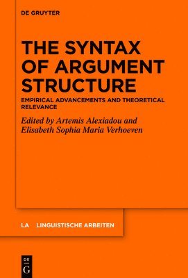 The Syntax of Argument Structure 1