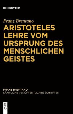 bokomslag Aristoteles Lehre vom Ursprung des menschlichen Geistes